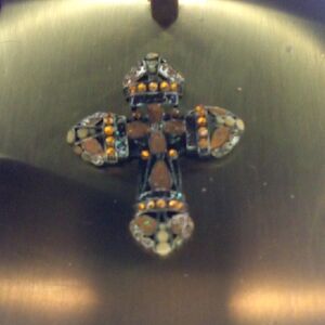 Vintage Hand Painted Cross